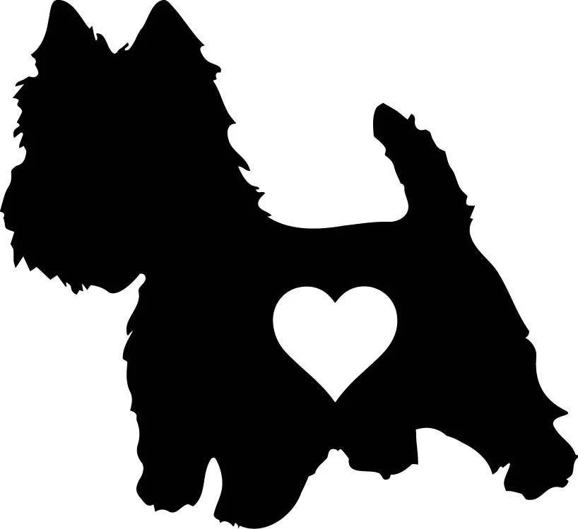 Metal Art Heart West Highland Terrier Stake Decoration, Westy Love, Yard Art, Garden Decoration, Outdoor Garden Decor puppy, memorial, Stake Attached(12" Stake Detachable)