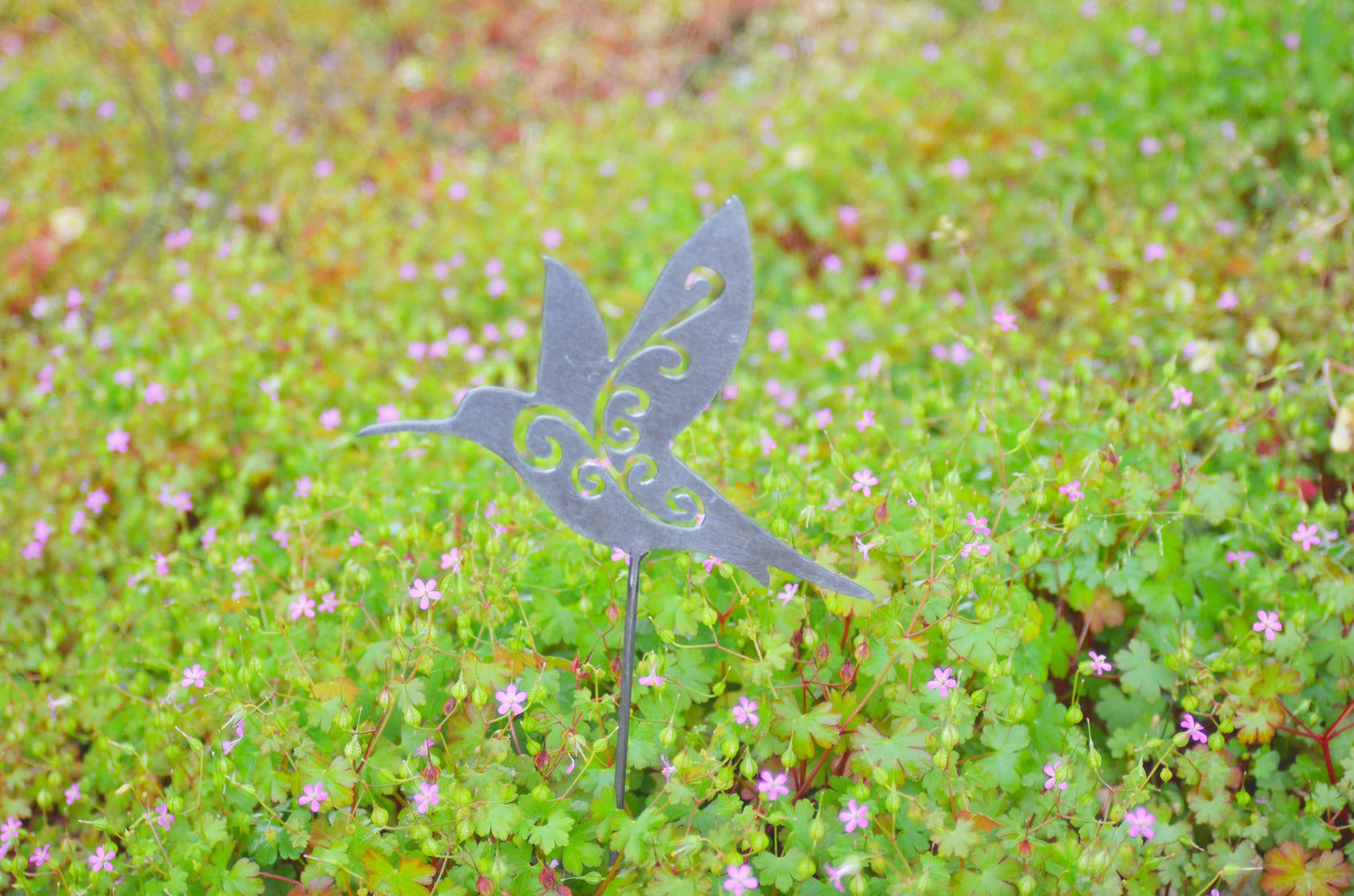 Hummingbird Garden Stake