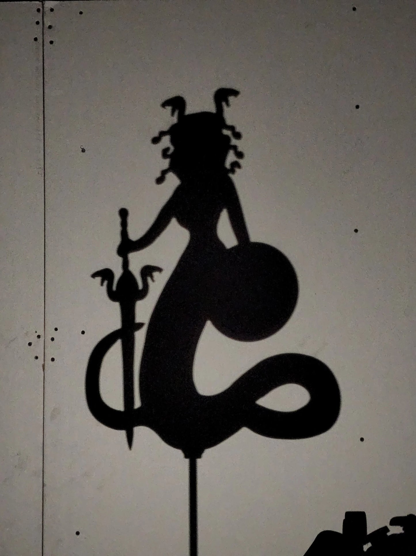 Halloween Medusa Garden Stake