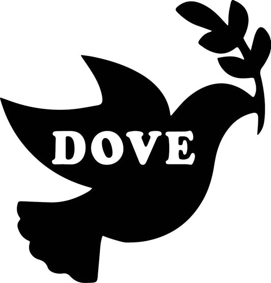 Dove with Olive Branch Garden Stake