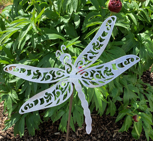 Dragonfly Garden stake