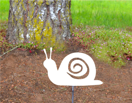 Metal Art Garden Snail Stake Decoration, Yard Art, Hand Made, Spring Garden Decoration, Outdoor Garden Decor, Gift, Garden Lover Gift Stake Attached(12" Stake Detachable)