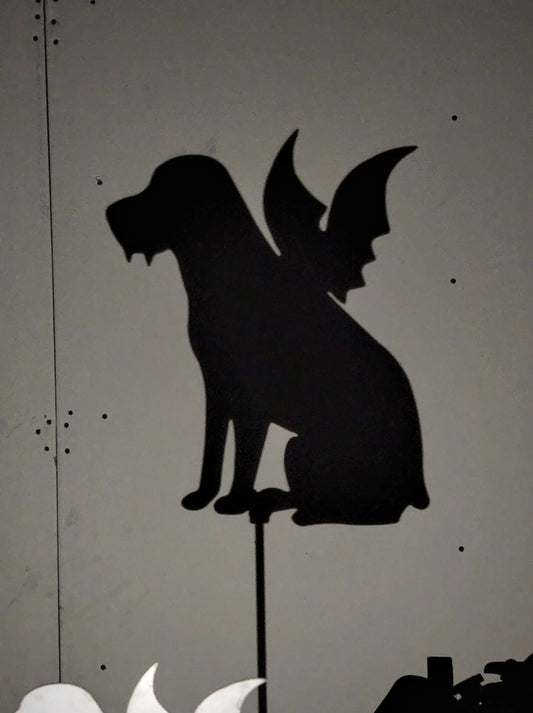 Halloween Vampire Dog Wall Mount