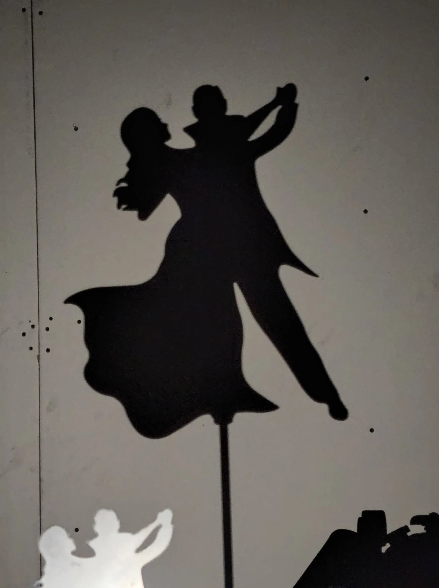 Halloween Dracula and Bride Dancing Wall mount