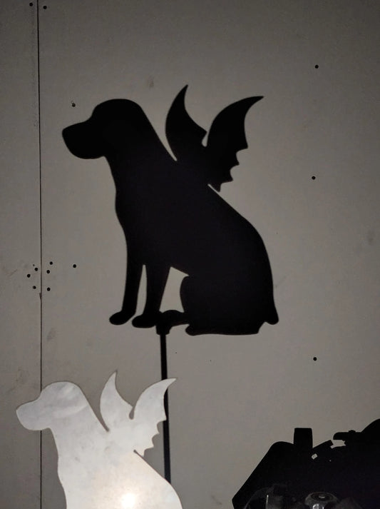 Halloween Vampire Labrador Garden Stake