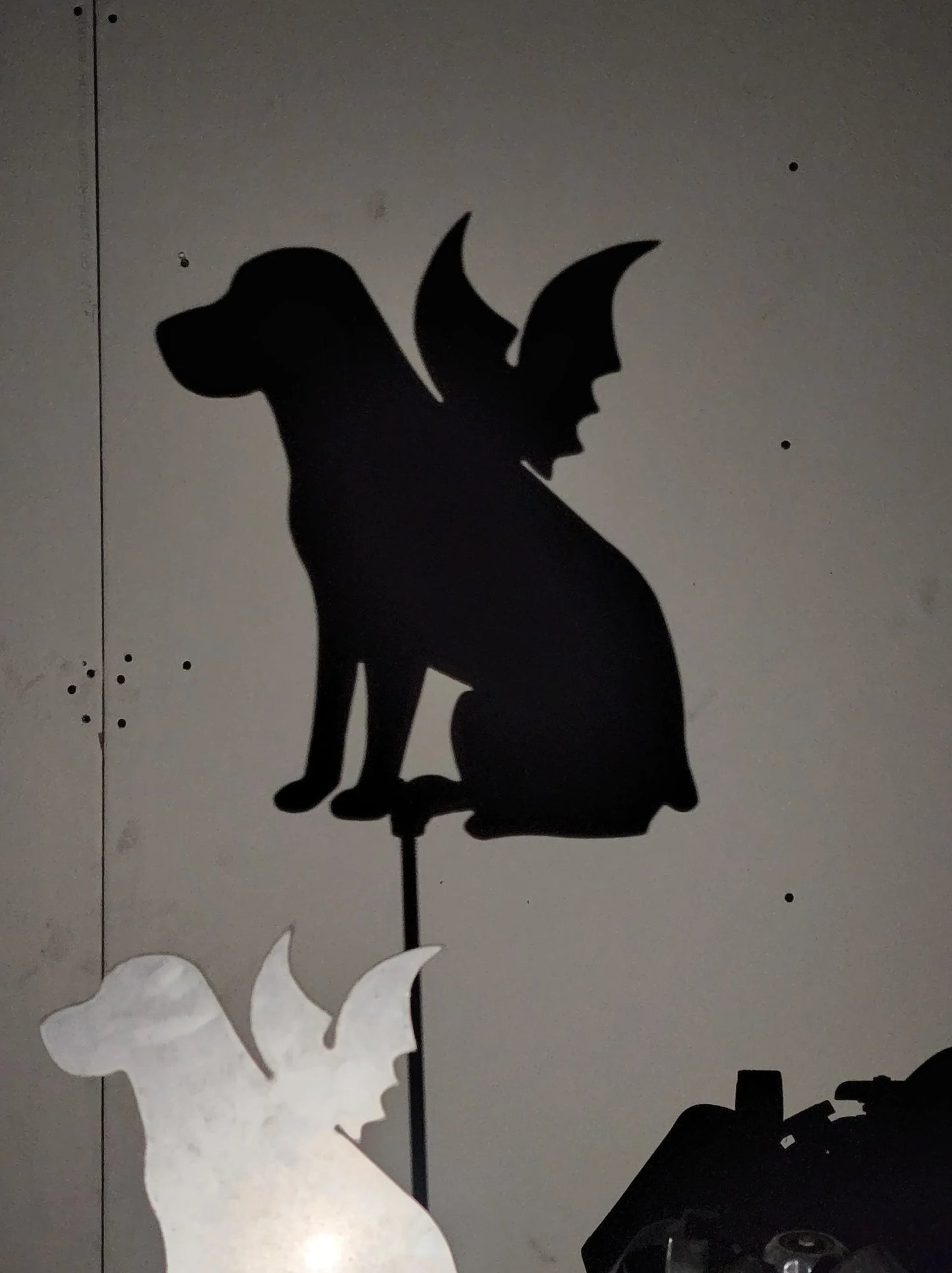 Halloween Vampire Labrador Wall Mount